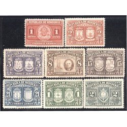 Honduras A- 146/53 1946 Escudos Franklin Roosevelt MNH Honduras A- 146/53 1946 Escudos Franklin Roosevelt MNH