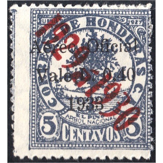 Honduras A- 62b 1933 El Pino Árbol Nacional MNH Honduras A- 62b 1933 El Pino Árbol Nacional MNH