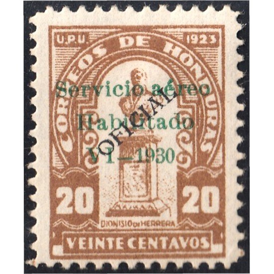 Honduras A- 25 1929/31 Busto de Dionisio Herrera MNH Honduras A- 25 1929/31 Busto de Dionisio Herrera MNH