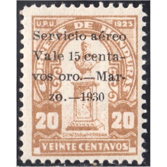 Honduras A- 22 1929/31 Busto de Dionisio Herrera MNH Honduras A- 22 1929/31 Busto de Dionisio Herrera MNH
