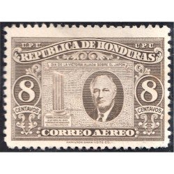 Honduras A- 153 1946 Franklin Roosevelt Sin goma Honduras A- 153 1946 Franklin Roosevelt Sin goma
