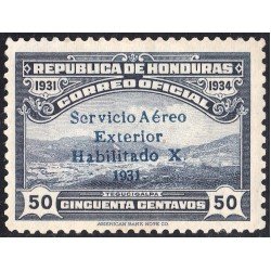 Honduras A- 54B 1932 Valle Tegucigalpa Sin goma Honduras A- 54B 1932 Valle Tegucigalpa Sin goma