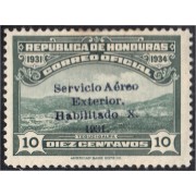 Honduras A- 51B 1932 Valle Tegucigalpa Sin goma