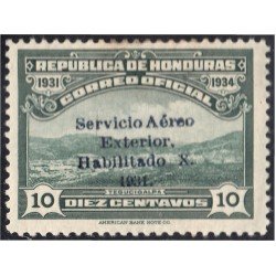 Honduras A- 51B 1932 Valle Tegucigalpa Sin goma Honduras A- 51B 1932 Valle Tegucigalpa Sin goma