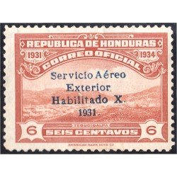 Honduras A- 50B 1932 Valle Tegucigalpa Sin goma Honduras A- 50B 1932 Valle Tegucigalpa Sin goma