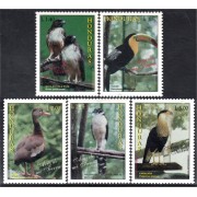 Honduras 291/95 1997 Pájaros Birds Gavilán Tucán Halcón MNH