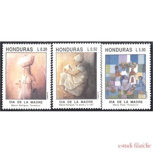 Honduras 284/86 1992 Día de la Madre MNH