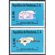 Honduras 275/76 1987 Instituto de la Vivienda MNH
