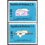 Honduras 275/76 1987 Instituto de la Vivienda MNH