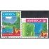 Honduras 277/78 1990 América Upae Paisajes usados