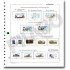 Filabo hojas álbum de sellos de ALEMANIA  1992 sin protectores