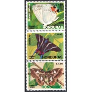 Honduras A- 752/54 1991 Mariposa Butterflies MNH