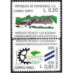 Honduras A- 748/49 1990 Instituto Técnico Luis Bogran MNH Honduras A- 748/49 1990 Instituto Técnico Luis Bogran MNH
