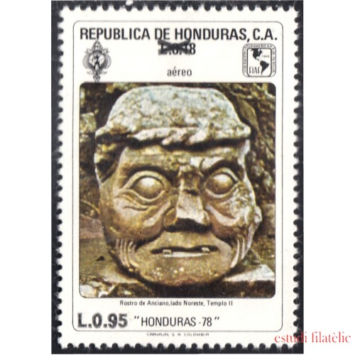 Honduras A- 741 1989 Arte Maya Escultura MNH