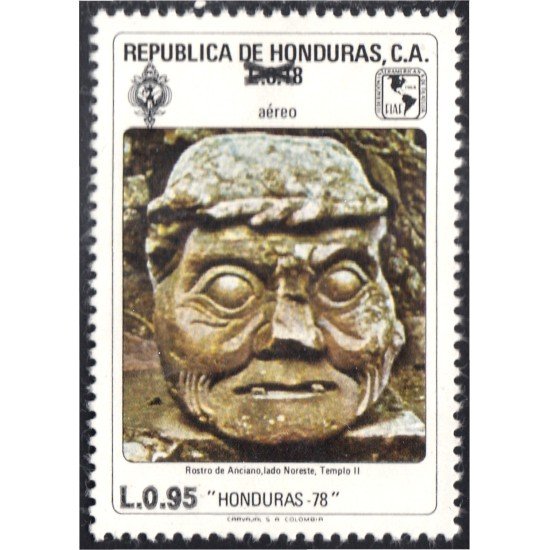 Honduras A- 741 1989 Arte Maya Escultura MNH Honduras A- 741 1989 Arte Maya Escultura MNH