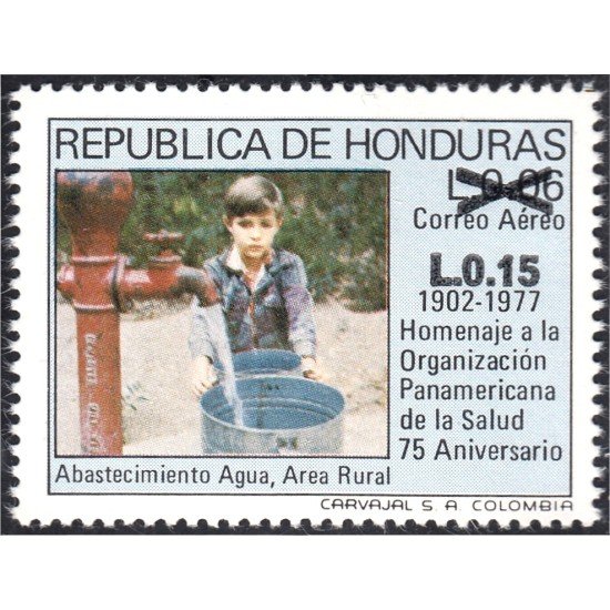 Honduras A- 737 1989 Homenaje a la Organización Panamericana de las Salud 75 Aniversario MNH Honduras A- 737 1989 Homenaje a la Organización Panamericana de las Salud 75 Aniversario MNH