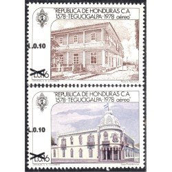 Honduras A- 734/35 1989 Villa de Tegucigalpa MNH Honduras A- 734/35 1989 Villa de Tegucigalpa MNH