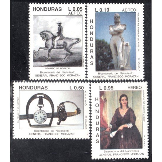 Honduras A- 799AD 1992 Gral. Francisco Morazán MNH Honduras A- 799AD 1992 Gral. Francisco Morazán MNH