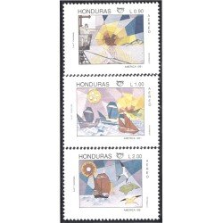 Honduras A- 776/78 1992 América Upaep Descubrimiento de América MNH