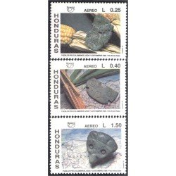 Honduras A- 766/68 1991 Upaep Pueblos precolombinos usos y costumbres MNH