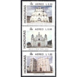 Honduras A- 765AC 1991 500 años descubrimiento Iglesias y Catedrales MNH