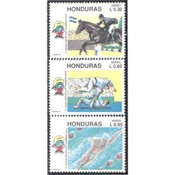 Honduras A- 763/65 1991 XI Juegos Deportivos Panamericanos MNH