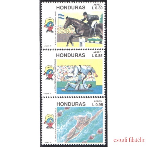 Honduras A- 763/65 1991 XI Juegos Deportivos Panamericanos MNH
