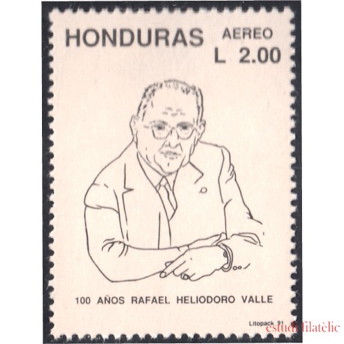 Honduras A- 762 1991 Rafel Heliodoro Valle MNH