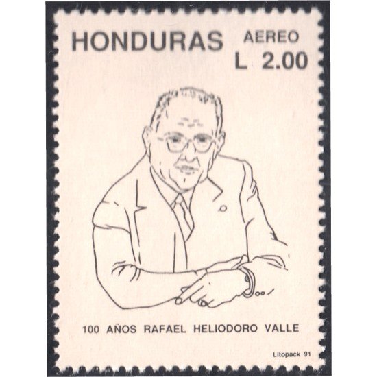 Honduras A- 762 1991 Rafel Heliodoro Valle MNH Honduras A- 762 1991 Rafel Heliodoro Valle MNH