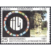 Honduras A- 760 1991 25 Aniversario Instituto Italo - Latinoamericano MNH