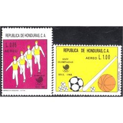 Honduras A- 727/28 1988 XXIV Olimpiadas Seúl MNH Honduras A- 727/28 1988 XXIV Olimpiadas Seúl MNH