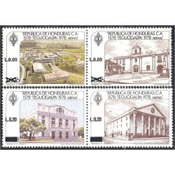 Honduras A- 721/24 1988 Villa de Tegucigalpa MNH Honduras A- 721/24 1988 Villa de Tegucigalpa MNH