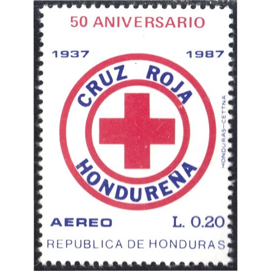 Honduras A- 717 1987 Cruz Roja Hondureña MNH Honduras A- 717 1987 Cruz Roja Hondureña MNH