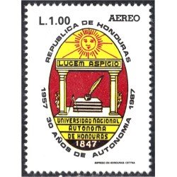 Honduras A- 716 1987 Universidad Nacional Autónoma de Honduras MNH Honduras A- 716 1987 Universidad Nacional Autónoma de Honduras MNH