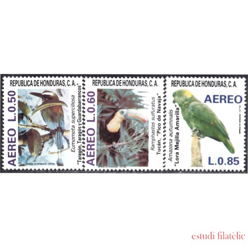 Honduras A- 713/15 1987 Fauna Pájaros Birds MNH
