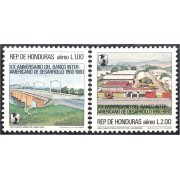 Honduras A- 684/85 1983 XX Aniversario del Banco Interamericano de desarrollo MNH