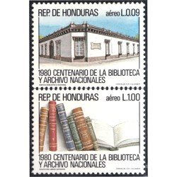Honduras A- 676/77 1983 Centenario de la Biblioteca y Archivos Nacionales MNH Honduras A- 676/77 1983 Centenario de la Biblioteca y Archivos Nacionales MNH