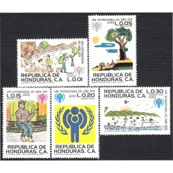 Honduras A- 642/46 1980 Año Internacional del Niño MNH Honduras A- 642/46 1980 Año Internacional del Niño MNH