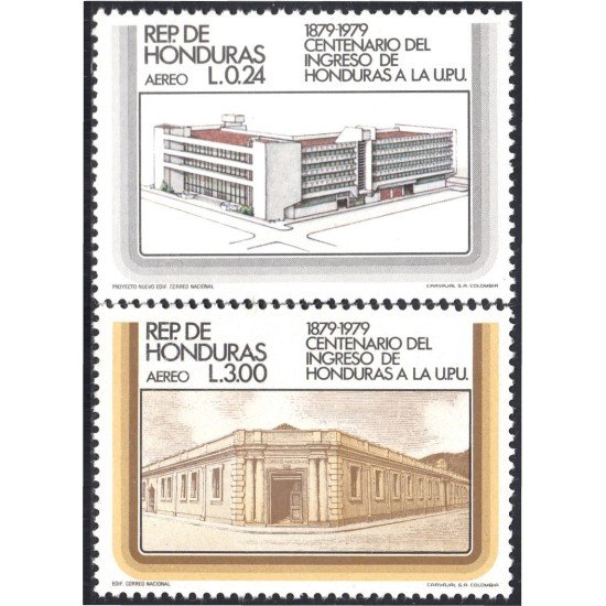 Honduras A- 640/41 1979 Centenario del ingreso de Honduras a la UPU MNH Honduras A- 640/41 1979 Centenario del ingreso de Honduras a la UPU MNH