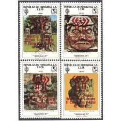 Honduras A- 603/06 1978 Arte Maya Esculturas Argentina 78 Fútbol MNH Honduras A- 603/06 1978 Arte Maya Esculturas Argentina 78 Fútbol MNH