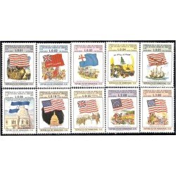 Honduras A- 563/72 1977 Homenaje de Honduras a los Estados Unidos MNH Honduras A- 563/72 1977 Homenaje de Honduras a los Estados Unidos MNH