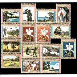 Honduras A- 469/83 1970 Año de la soberanía nacional Flores soldados MNH