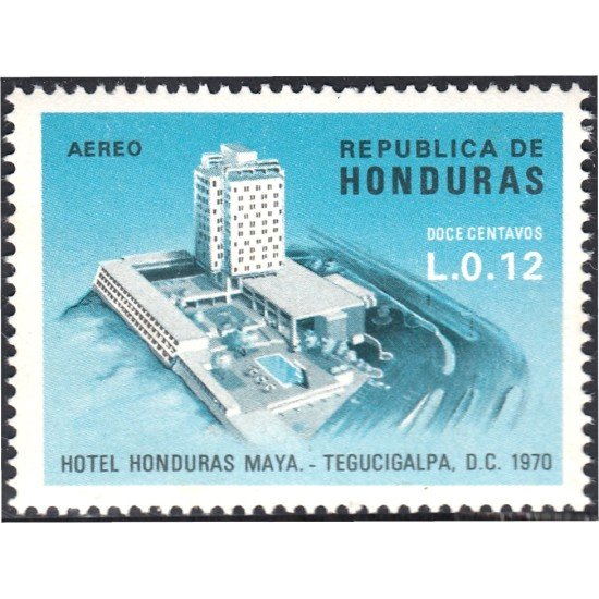 Honduras A- 456 1970 Hotel Honduras Maya usado Honduras A- 456 1970 Hotel Honduras Maya usado