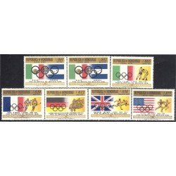 Honduras A- 404/10 1968 Pre olímpica de México 1968 MNH