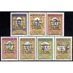 Honduras A- 354/60 1966 Visita de SS Pablo VI a la ONU MNH