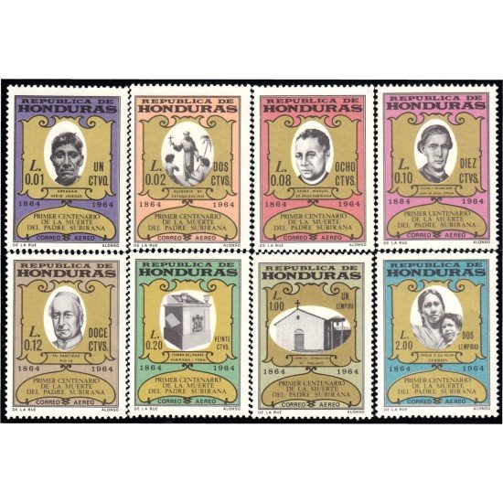 Honduras A- 342/49 1965 Padre Manuel de Jesús Subirana MNH Honduras A- 342/49 1965 Padre Manuel de Jesús Subirana MNH