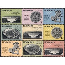 Honduras A- 312/20 1964 Juegos Olímpicos Olimpiadas de Tokio 1964 MNH
