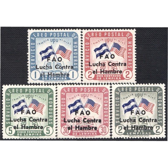 Honduras A- 302/06 1964 Lucha contra el hambre FAO MNH Honduras A- 302/06 1964 Lucha contra el hambre FAO MNH