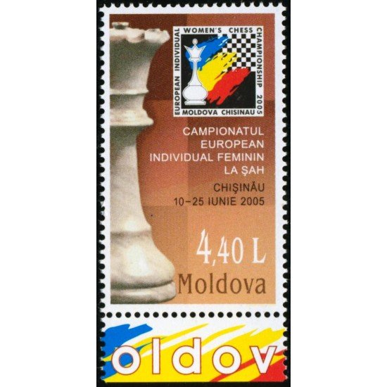 AJZ1  Moldavia  Nº 446  2005  Ajedrez MNH