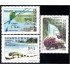 Honduras A- 1074/76 2001 América Upaep Pájaro Taragón Cejí Turqueza Islas del Cisne MNH